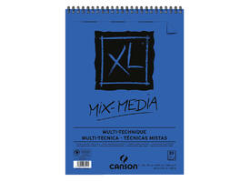 Mixed mediapapier Canson XL Textured Mixed Media 30vel 300gr A4 wit