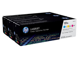 Tonercartridge HP U0SL1AM 131A 3 kleuren