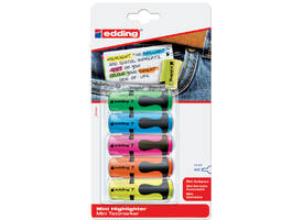Markeerstift edding 7 mini 1-3mm assorti blister à 5 stuks
