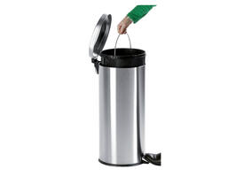 Pedaalemmer V-part 3 liter mat rvs