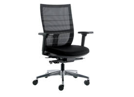 Bureaustoel Euroseats Curve Deluxe zwart