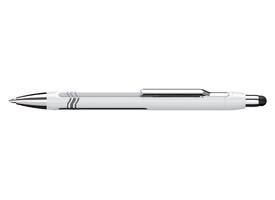 Balpen Schneider stylus Epsilon Touch extra breed wit/zilver