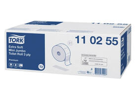 Toiletpapier Tork T2 Premium jumbo klein 3-laags 120m wit 110255