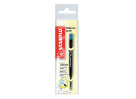 Balpenvulling STABILO standaard medium blauw blister à 1 stuk