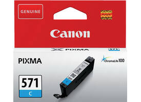 Inktcartridge Canon CLI-571 blauw
