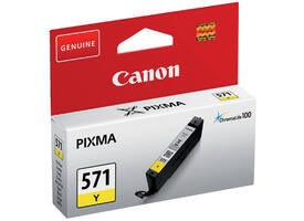 Inktcartridge Canon CLI-571 geel