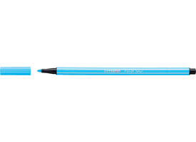 Viltstift STABILO Pen 68/031 medium neon blauw
