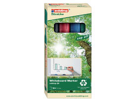 Whiteboardmarker edding 29 EcoLine schuin 1-5mm assorti set à 4 stuks