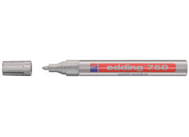 Paintmarker edding 750 op oliebasis 2-4mm zilver