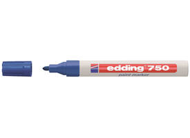 Paintmarker edding 750 op oliebasis 2-4mm blauw