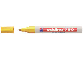 Paintmarker edding 750 op oliebasis 2-4mm geel