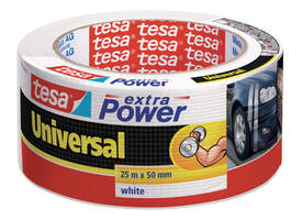 Duct tape tesa® extra Power Universal 25mx50mm wit