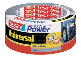 Duct tape tesa® extra Power Universal 25mx50mm grijs