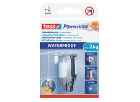 Kleefstrips Powerstrips® waterproof LARGE dubbelzijdig 2kg 6 stuks