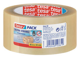 Verpakkingstape tesapack® Ultra Strong 66mx50mm transparant