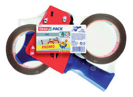 Verpakkingstape tesapack® ultra strong 66mx50mm pvc + dispenser