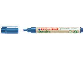 Viltstift edding 25 EcoLine rond 1mm blauw