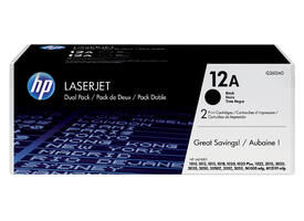 Tonercartridge HP Q2612AD 12A zwart 2x