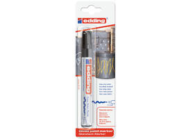 Paintmarker edding 750 op oliebasis 2-4mm zwart blister à 1 stuk