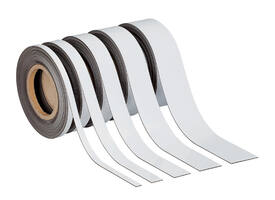 Magneetband MAUL beschrijf- wisbaar 10mx10mmx1mm wit