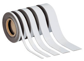 Magneetband MAUL beschrijf- wisbaar 10mx20mmx1mm wit