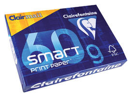 Kopieerpapier Clairefontaine Clairmail A4 60gr wit 500 vel