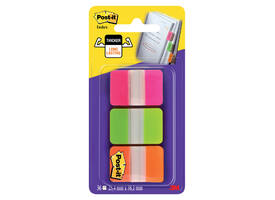Indextabs Post-it 686GOT 25.4x38mm strong roze en groen 36 tabs