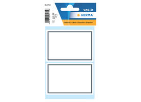 Etiket HERMA 5715 53x80mm schrift grijs kader 12 stuks