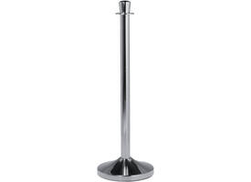 Afzetpaal Securit 100cm met voet chroom