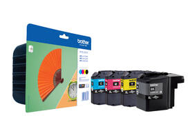 Inktcartridge Brother LC-129XLVALBP zwart + 3 kleuren