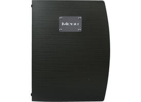 Menukaart Securit Rio A4 1 x 2 tassen zwart