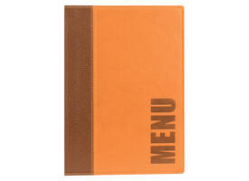 Menukaart Securit Trendy A5 1 x 2 tassen bruin