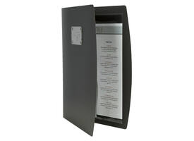 Menukaart Securit Rio A4 1 x 2 tassen zwart