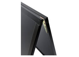Stoepbord Securit 550x850x30mm zwart hout