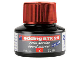 Viltstiftinkt edding BTK25 voor whiteboard rood