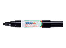 Viltstift Artline 30 schuin 2-5mm zwart