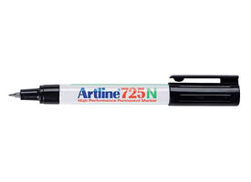 Fineliner Artline 725 rond fijn zwart