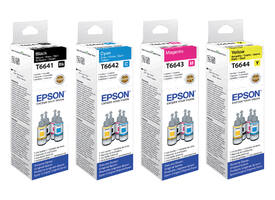 Navulinkt Epson T6641 zwart