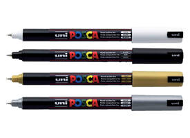 Paintmarker Uni POSCA PC5M medium grijs