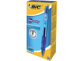Gelschrijver Bic Gel-ocity medium blauw
