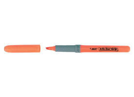 Markeerstift Bic brite liner grip oranje