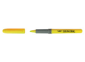 Markeerstift Bic grip assorti etui à 5 stuks