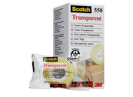 Plakband Scotch 550 19mmx33m transparant