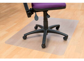 Stoelmat Floortex PVC 120x90cm voor harde vloeren