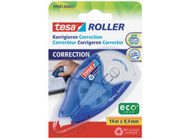 Correctietape tesa® ecoLogo® 8,4mmx14m navulbaar op blister