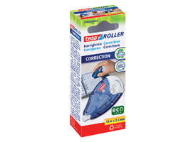 Correctietape tesa® ecoLogo® 8,4mmx14m navulbaar hangdoosje