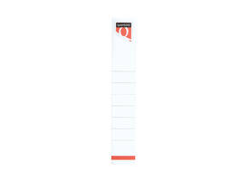 Rug-insteekkaart Quantore smal 30x190mm wit 10 stuks