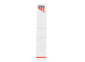 Rugetiket Quantore smal 34x190mm zelfklevend wit 10 stuks
