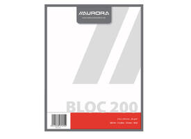 Kladblok Aurora 210x270mm blanco 200 vel 45gr