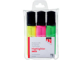 Markeerstift Quantore assorti etui à 3 kleuren